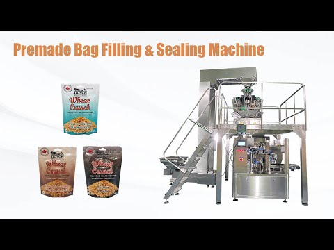 Premade Bag Filling and Sealing Machine | Rotary Bagging Machine - Excellent Food Packaging Solution