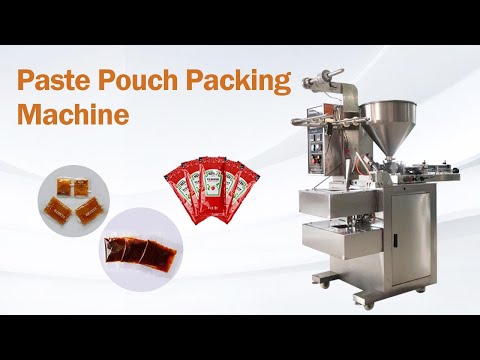 Super-Efficient Automatic Paste Pouch Packing Machine for Sauce, Ketchup, Honey, Butter