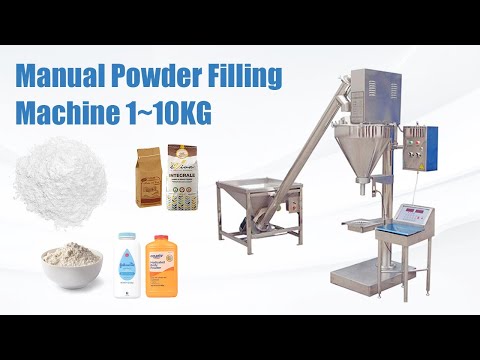 Semi Automatic Powder Filling Machine Low Cost Super Efficient from 1KG to 10KG