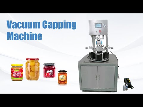 Vacuum Capping Machine Glass Jar, Bottles, Containers Semiauto | Good Performance &amp; Low Cost