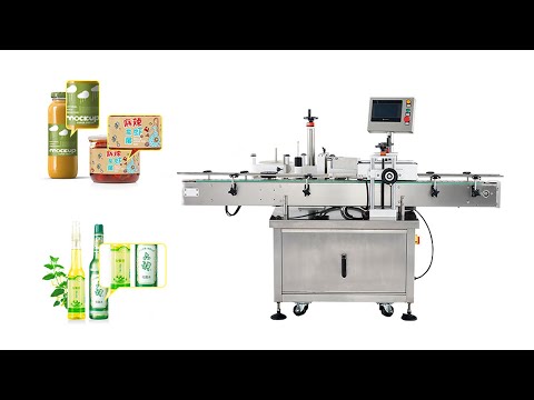 Automatic round bottle labeling machines