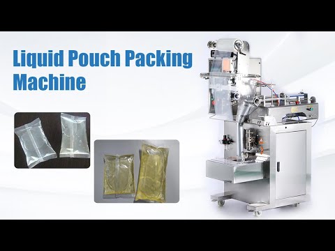 Automatic Liquid Pouch Packing Machine for Water, Milk, Oil, Juice, Filling Sealing Machine