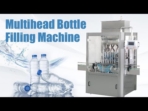 High Speed Liquid PET Bottle Filling Machine | Multi Nozzles Filling Machine for Water, Oil, Juice