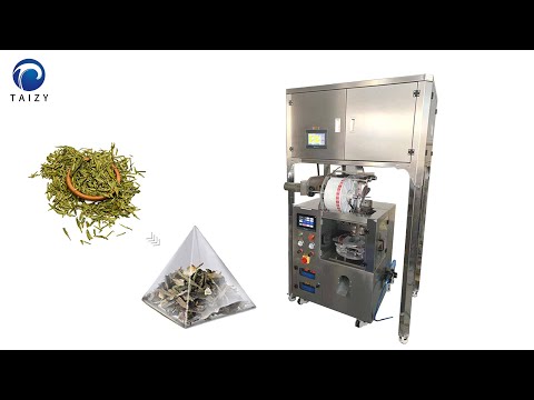 Pyramid tea packing machine