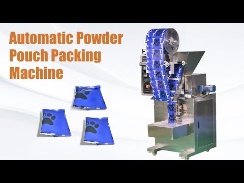 Automatic Powder Pouch Packing Machine for Flour, Spices, Coffee Powder 10gm, 50gm, 200gm, 1kg