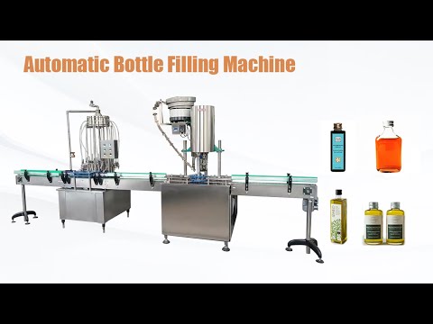 Fully Automatic PET Bottle Filling Line | Liquid Filling Machine for Water, Oil, Juice, Dish Wash...