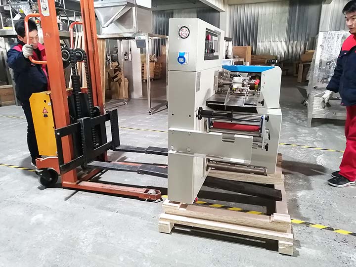 Biscuit packing machine ready to ship