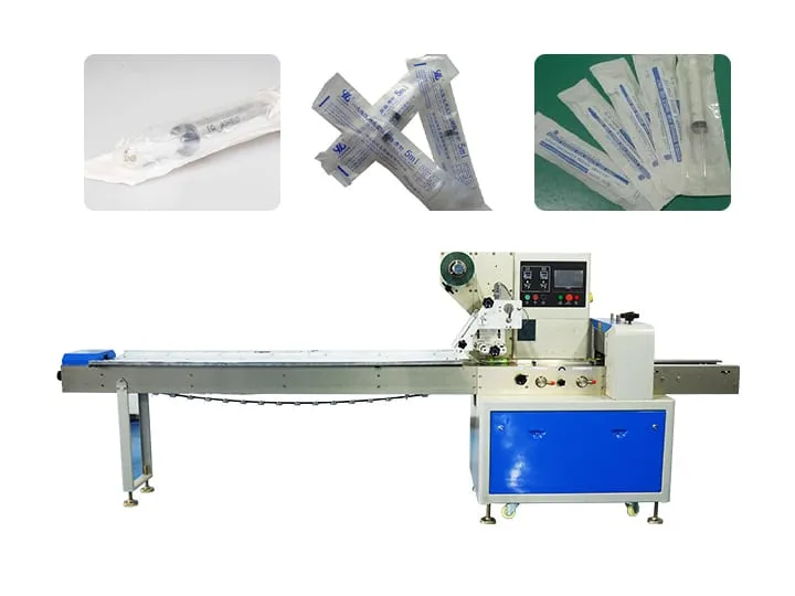 Máquina empacadora de jeringas desechables vendida a Corea