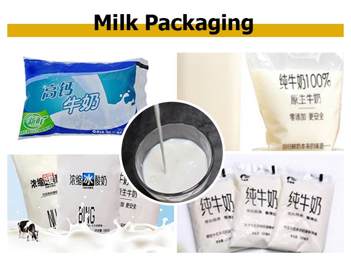 Milk pouch packaging