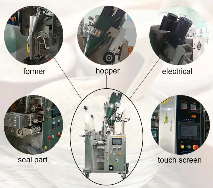 estrutura da máquina de embalagem de leite em pó