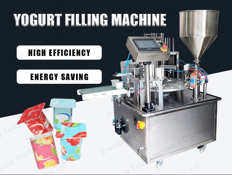 Yogurt Cup Filling and Sealing Machine