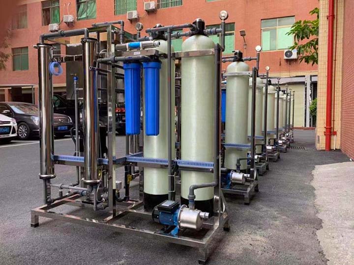 Water treatment machine factory