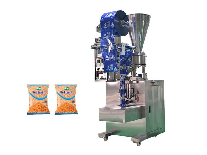small lentils packing machine