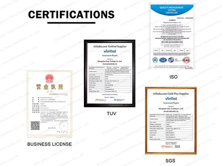 nos certifications