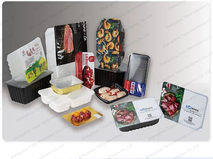 MAP packaging for food