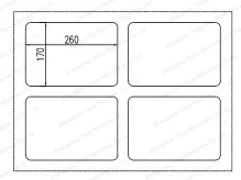 four mold with customized sizes