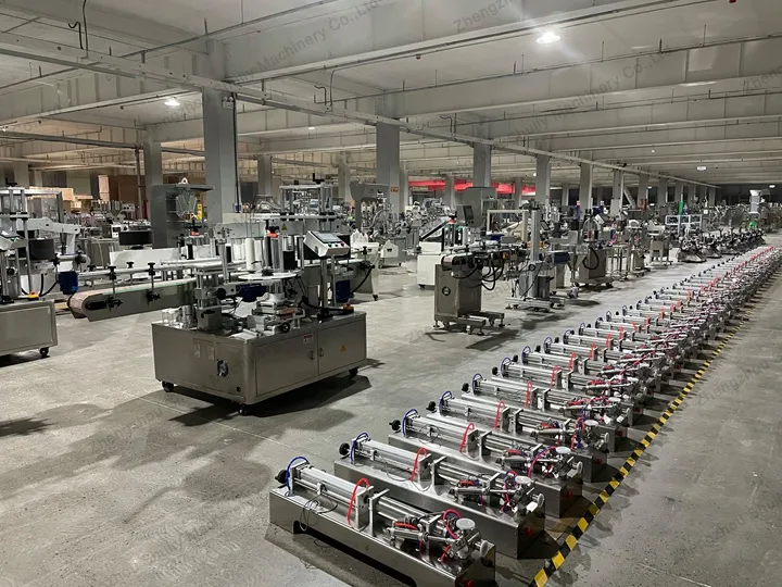 Farklı paketleme makineleri mevcuttur